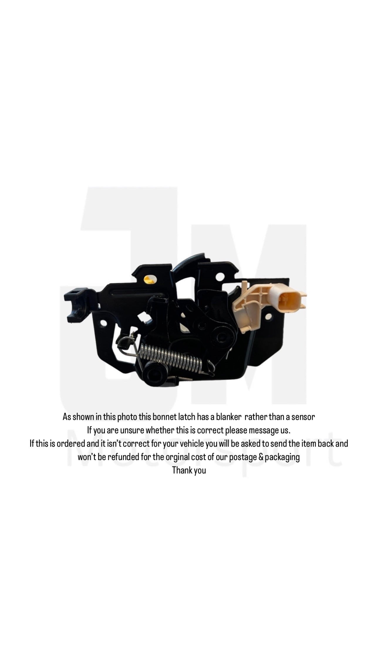 Bonnet latch & cable for Ford Fiesta MK7-MK7.5