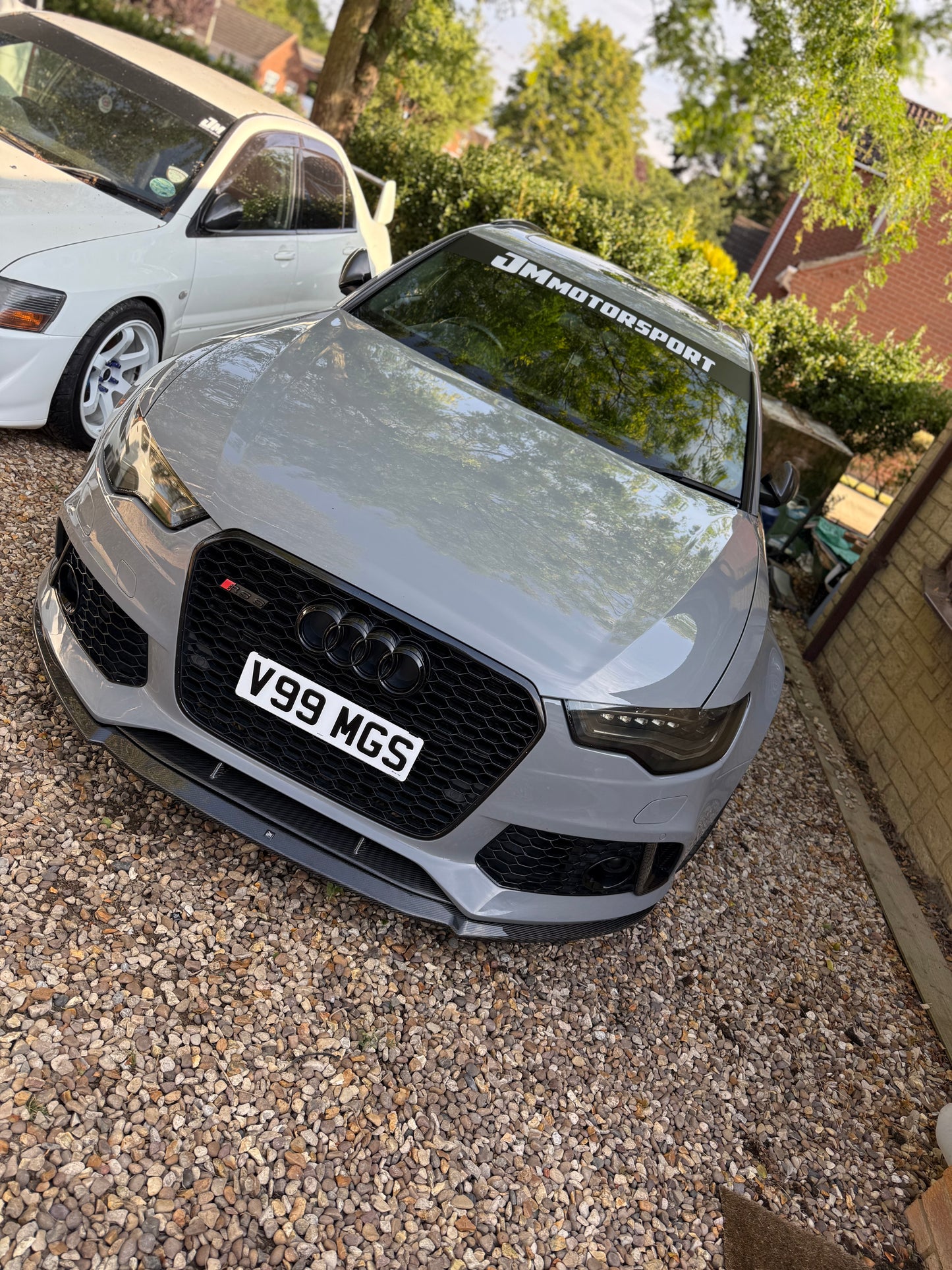 Audi RS6 C7-C7.5 Genuine carbon fibre front splitter
