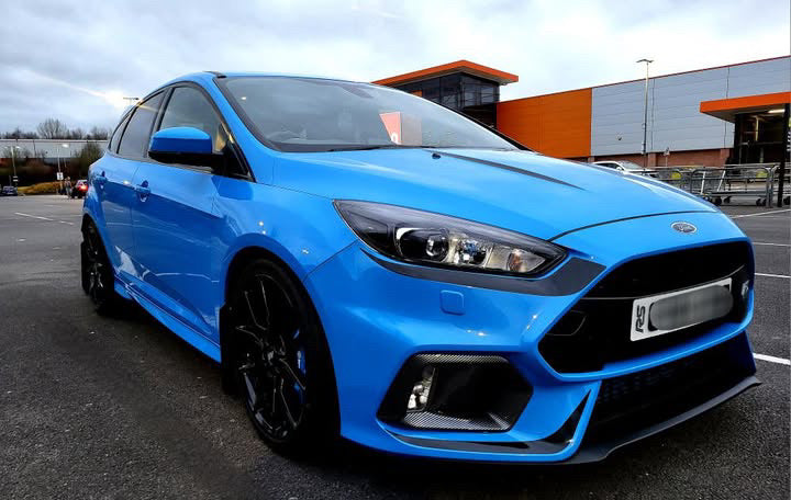 Single replacement Ford focus MK3 RS dipped carbon front bumper fog light air vent trims 2015-2018
