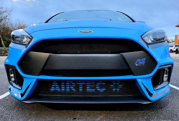Single replacement Ford focus MK3 RS dipped carbon front bumper fog light air vent trims 2015-2018