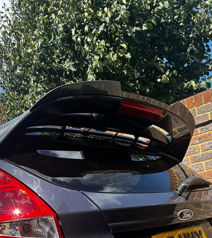 ABS Dipped Carbon Ford Fiesta MK7 MK7.5 ST/Zetec S spoiler extensions 2008-2017