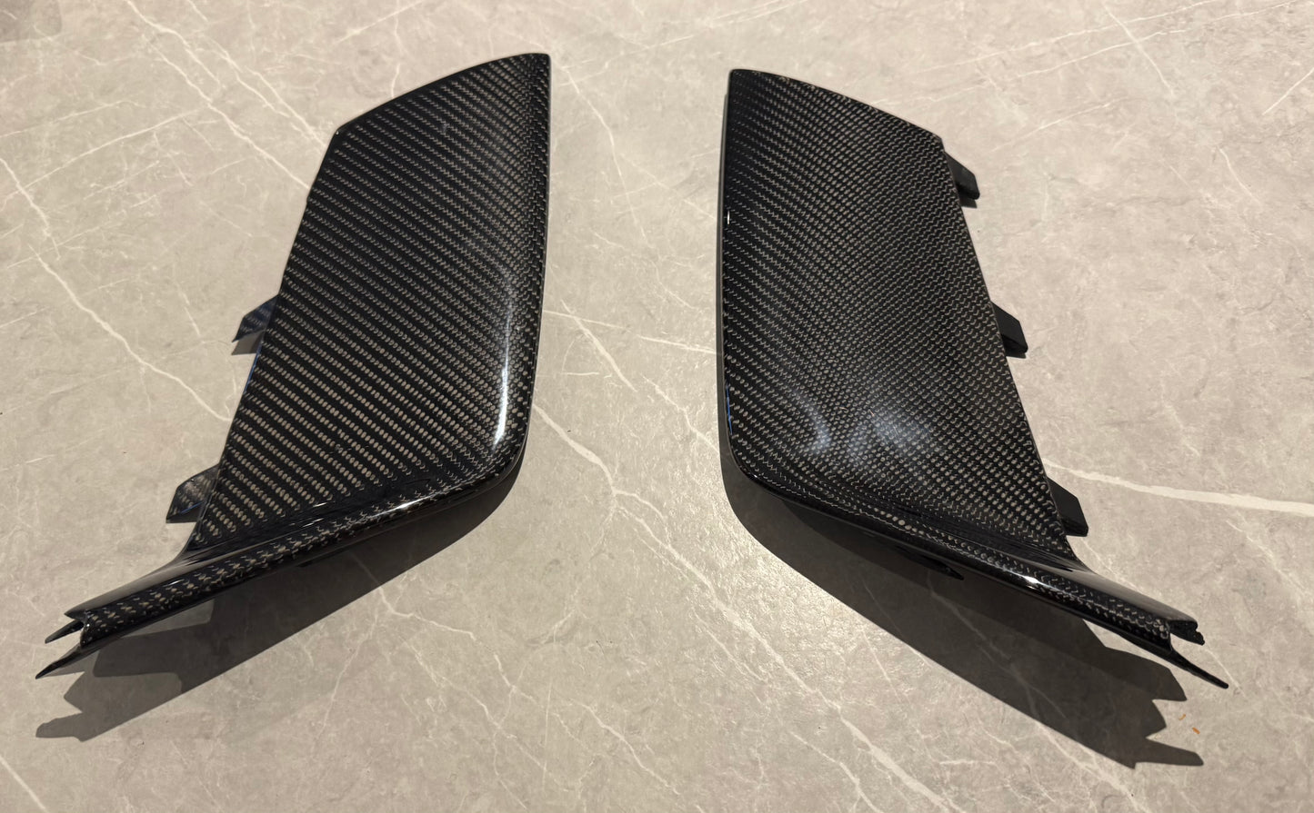 Audi RS6 C7-C7.5 Genuine carbon fibre front grill covers set
