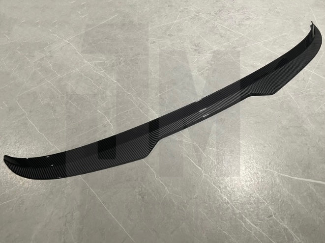 Ford Fiesta MK8 MK8.5 Standard spoiler extensions 2017- 2023 ABS plastic dipped carbon fibre