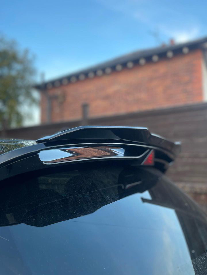 Hyundai i30N gloss black spoiler extensions 2017-