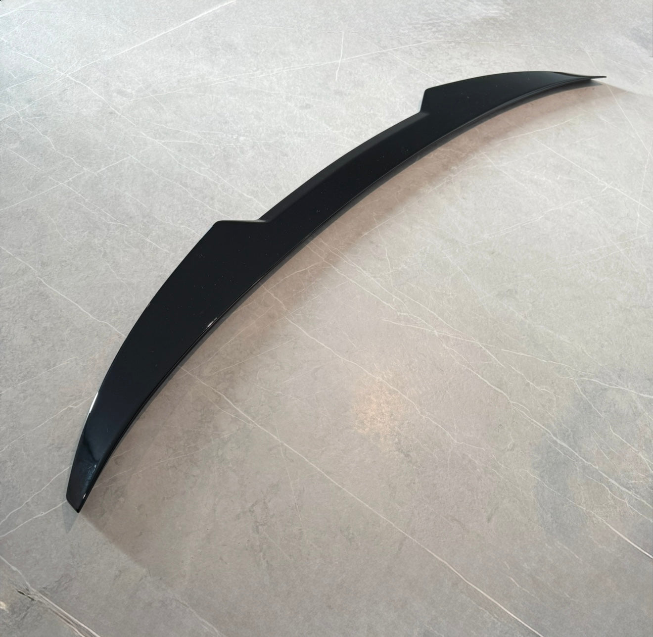 Audi A3, S3, RS3 black boot lip 2014-2020