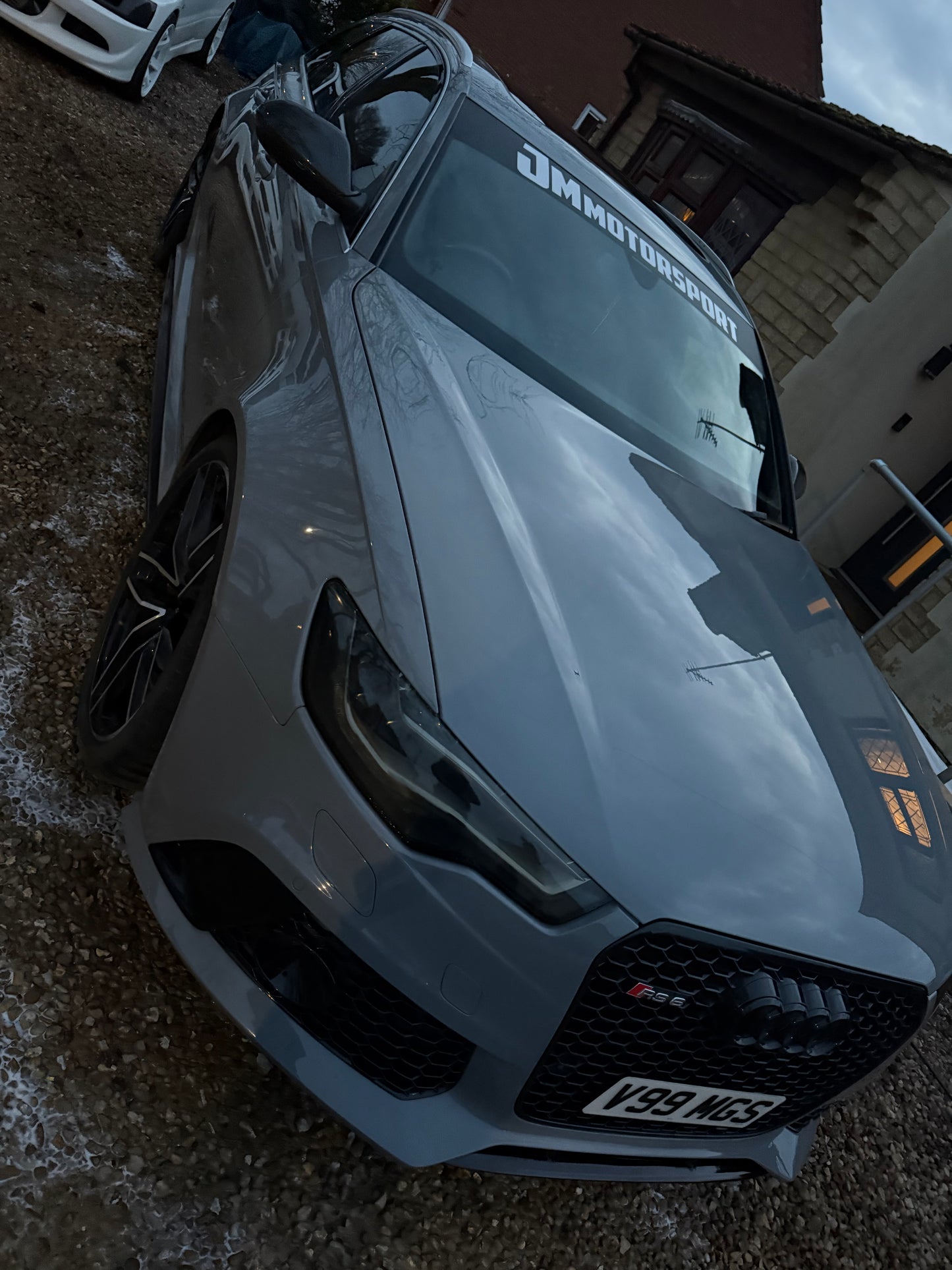 Audi RS6 C7 side skirt extensions genuine carbon fibre 2013-2019