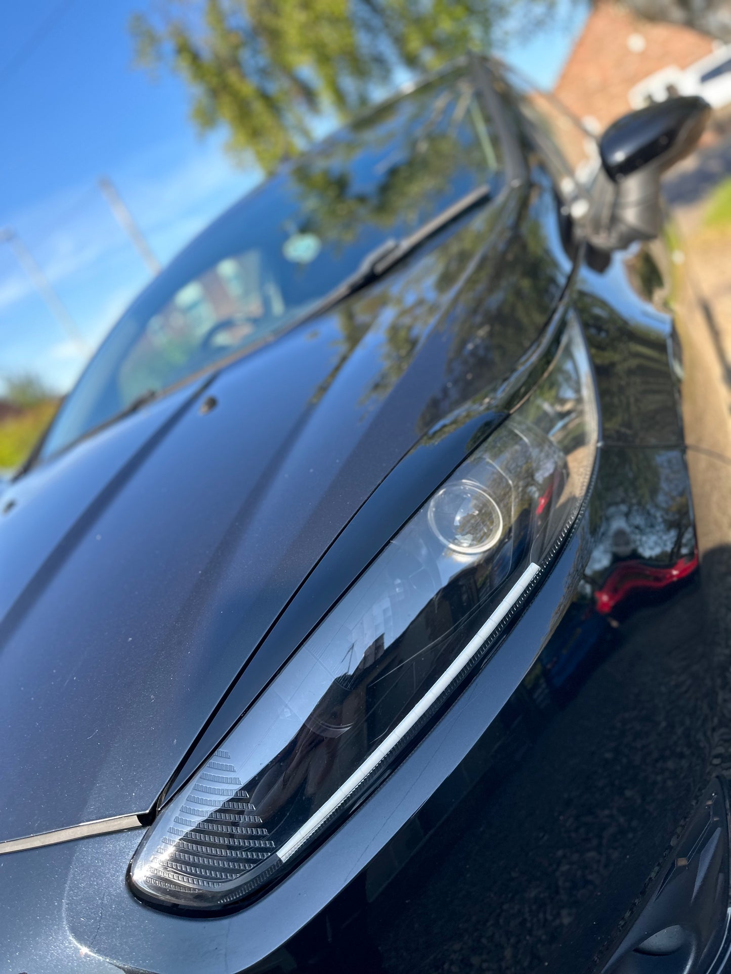 Fiesta MK7.5 headlight eyebrows