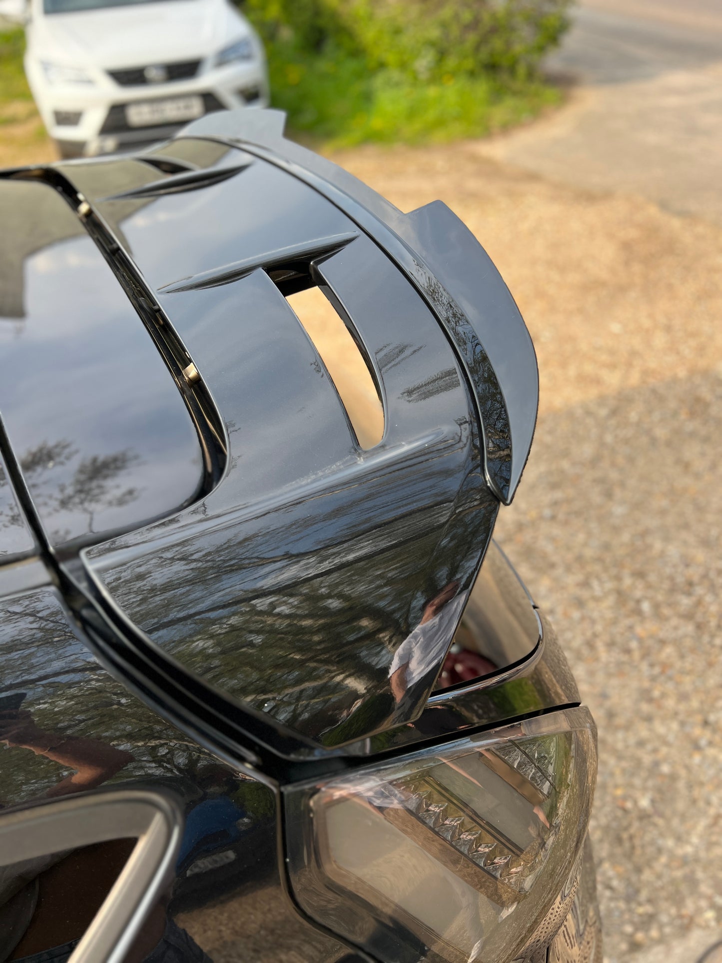 Fiesta MK7 MK7.5 Spoiler Black extensions Design 1