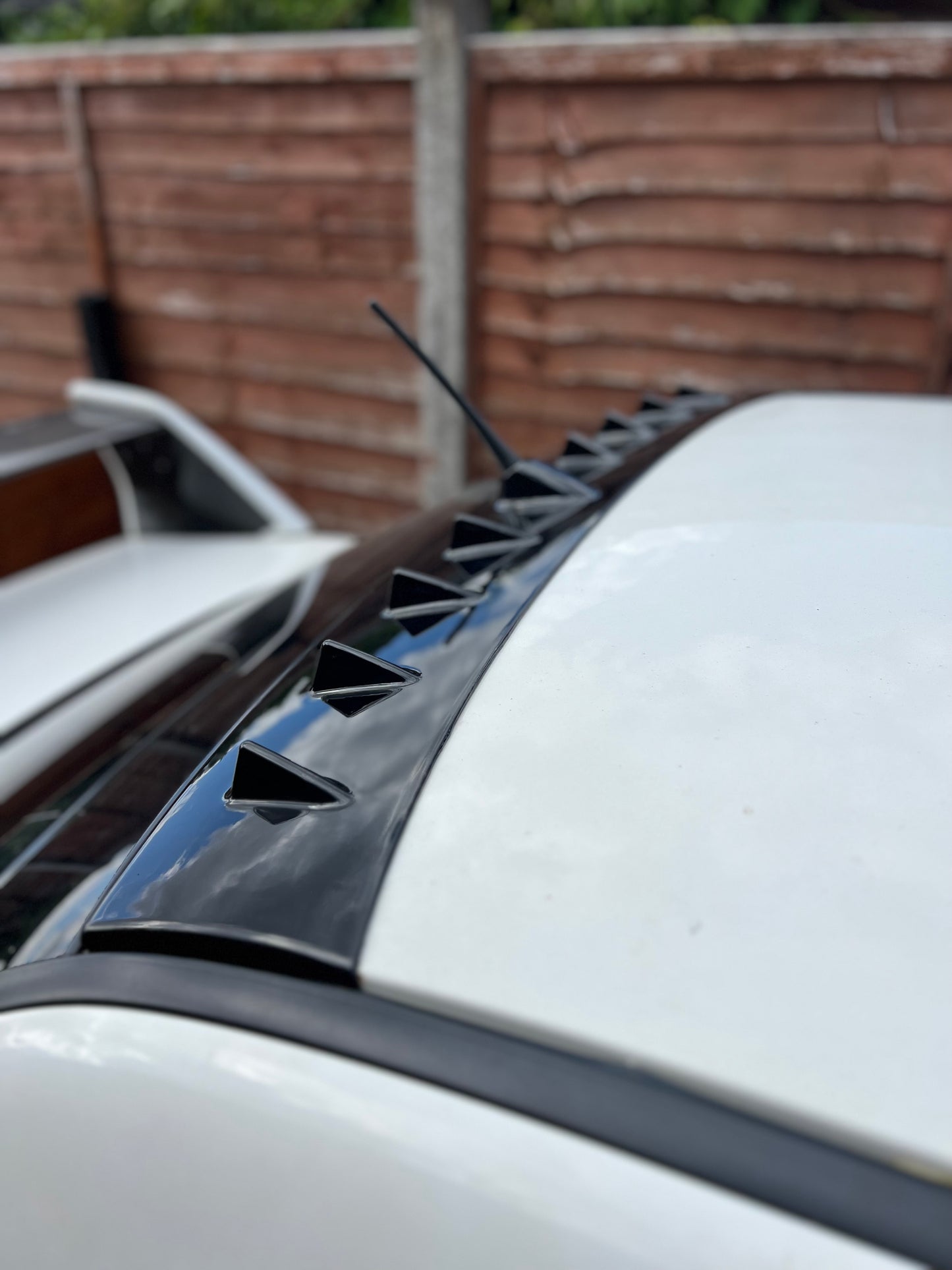 Mitsubishi Evo 7,8,9 gloss black vortex roof fin