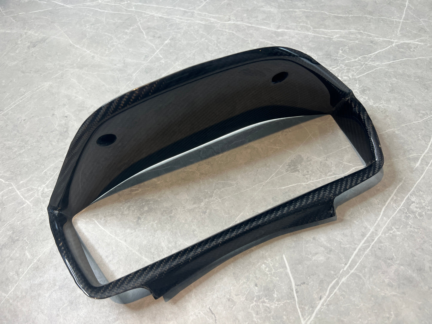 Mitsubishi Evo 8,9 genuine carbon fibre cluster surround