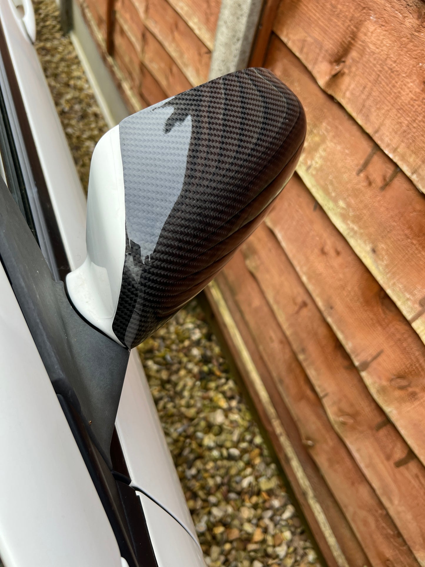 Mitsubishi Evo 7,8,9 genuine carbon fibre wing mirror cover