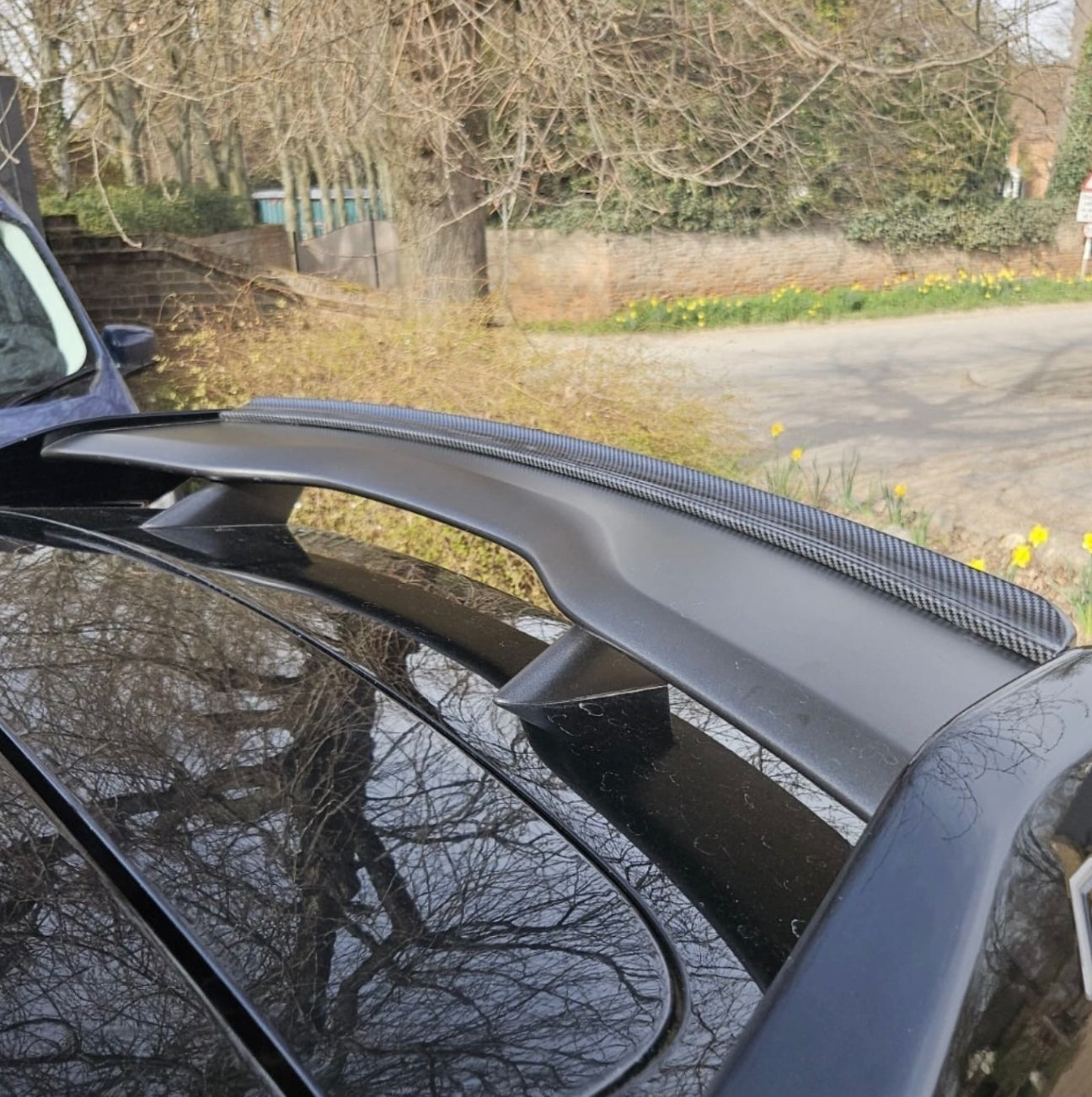 Ford Focus MK3 RS Spoiler lip gloss black 2016-2018
