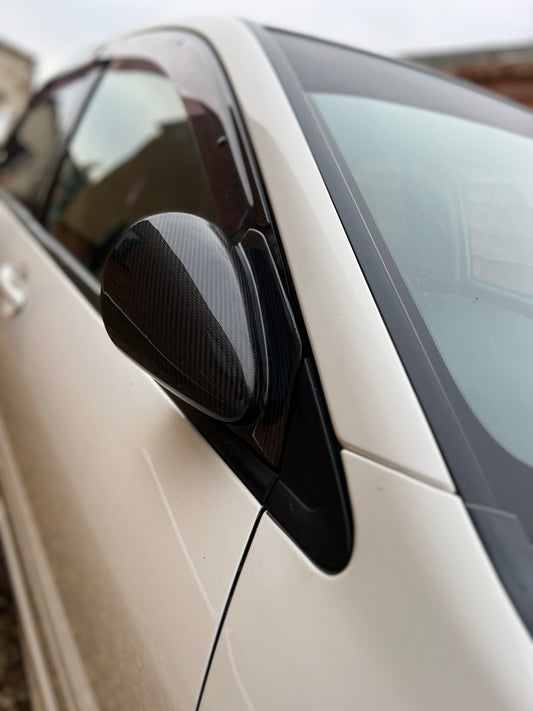 Mitsubishi Evo 7,8,9 ralliart style carbon fibre wing mirrors