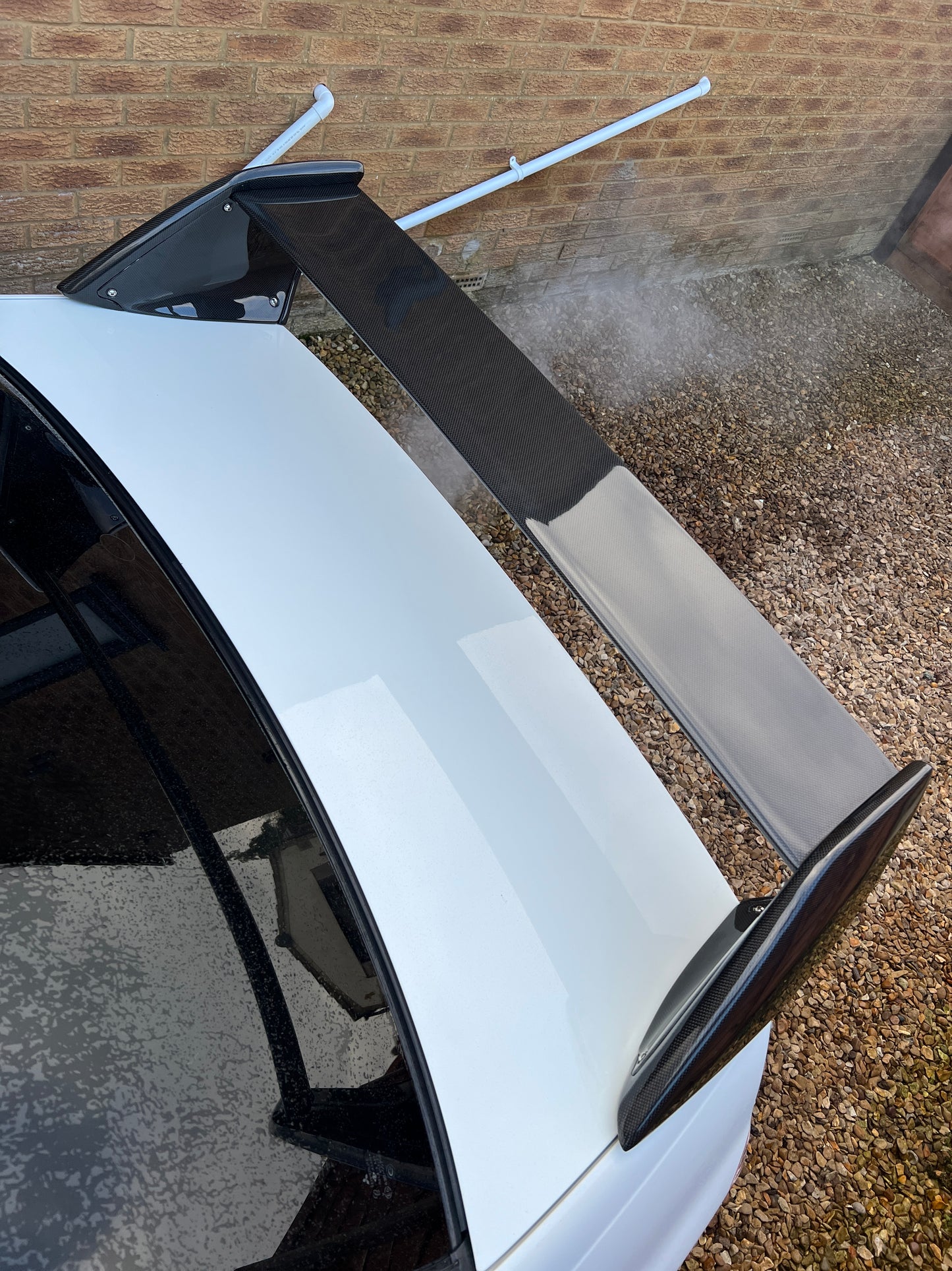 Mitsubishi Evo 8,9 1x1 weave genuine carbon fibre spoiler