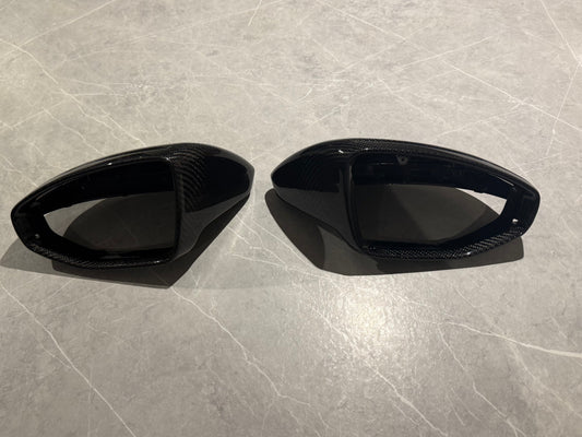 Audi A6/S6/RS6 C8 genuine carbon fibre wing mirror covers 2019-