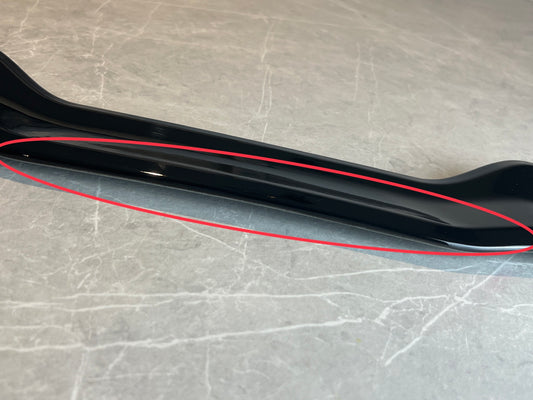 Defected Ford Focus MK4 gloss black spoiler extension