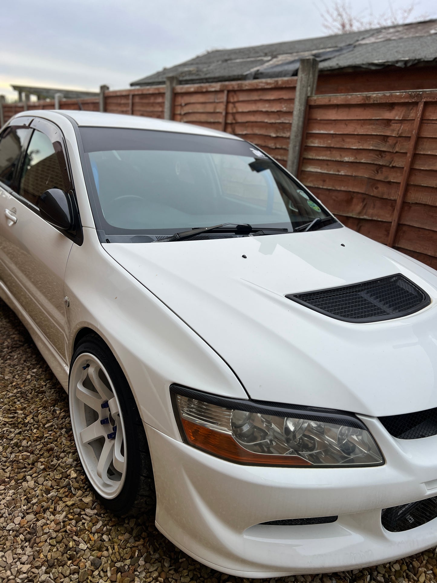 Mitsubishi Evo 7,8,9 ralliart style carbon fibre wing mirrors