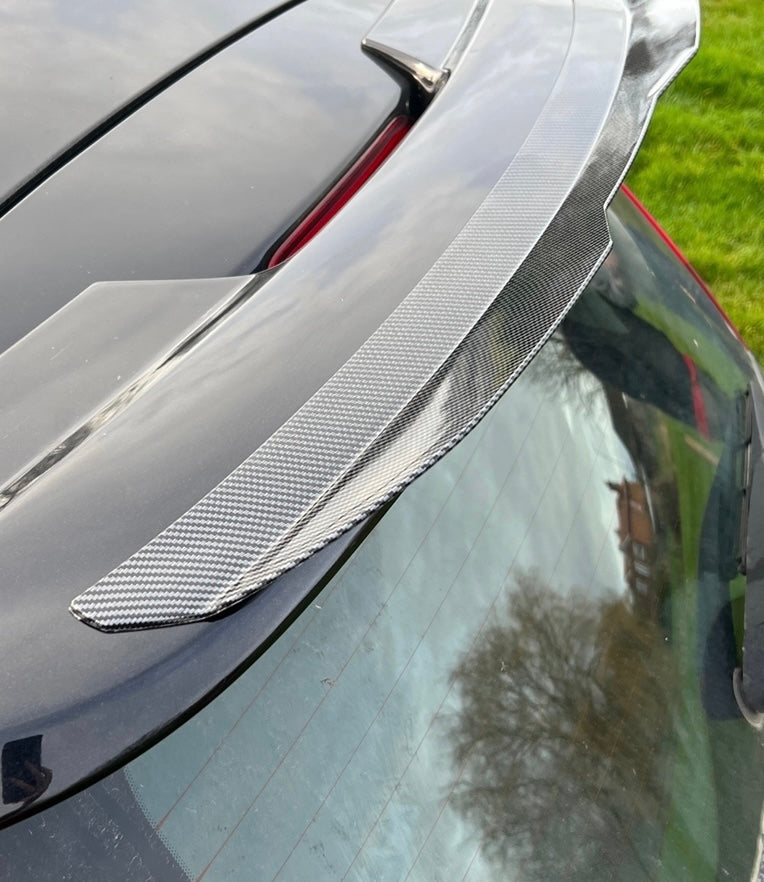 Ford Fiesta MK6 dipped carbon spoiler extension 2002-2008