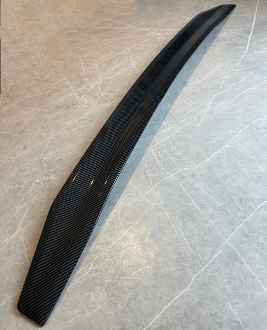 Subaru Wrx Sti spoiler lip dipped carbon 2014 +