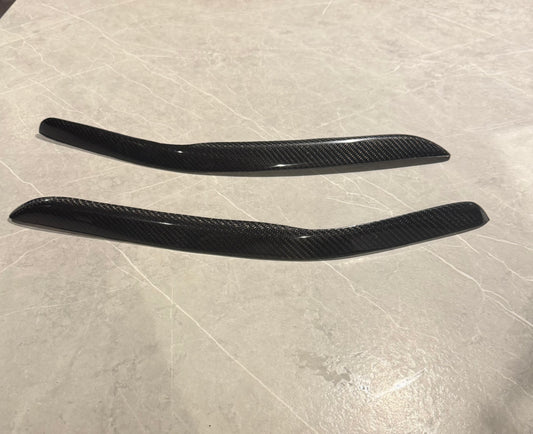 Mitsubishi Evo 5,6 genuine carbon fibre headlight eyebrows