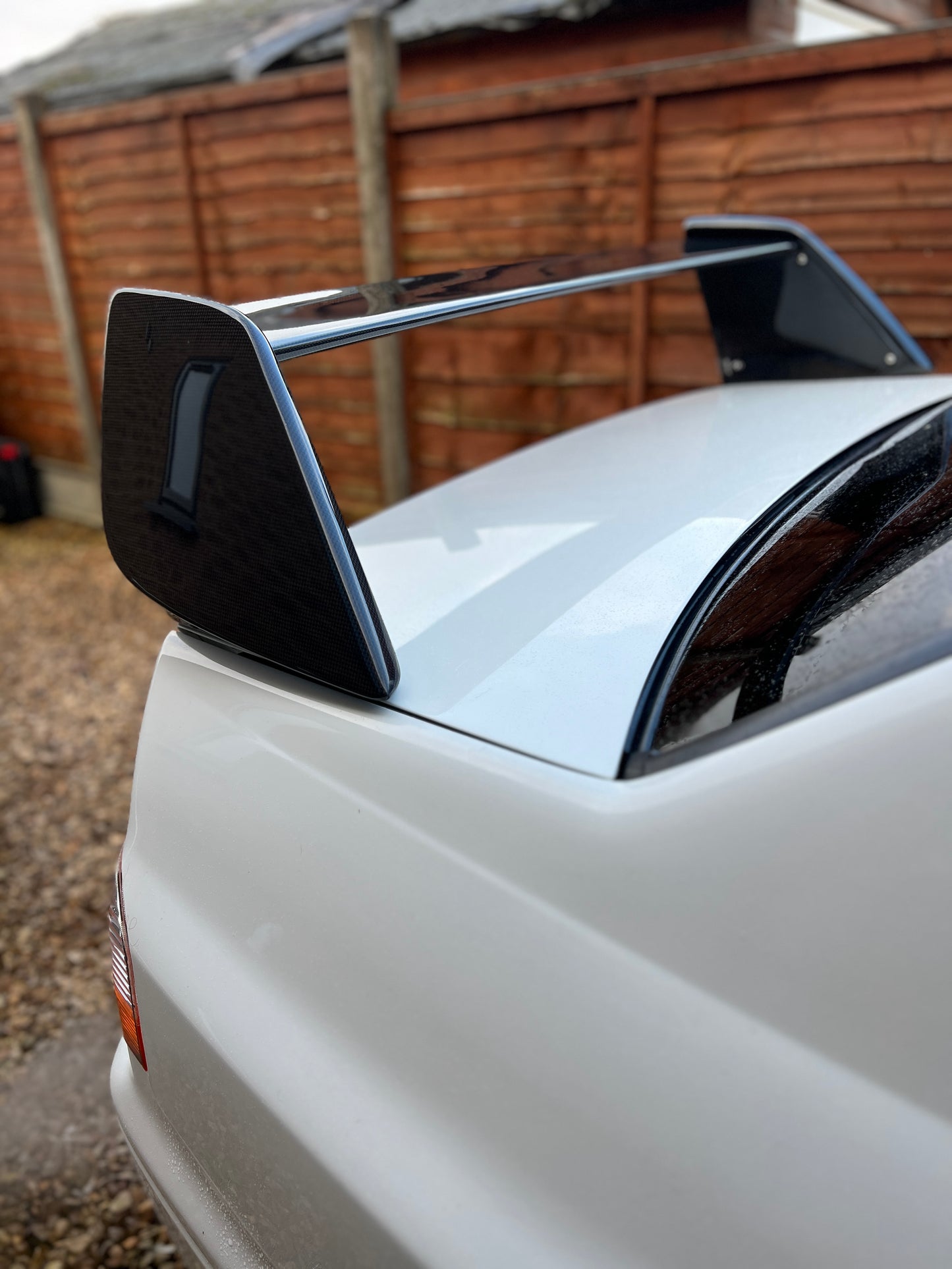 Mitsubishi Evo 8,9 1x1 weave genuine carbon fibre spoiler