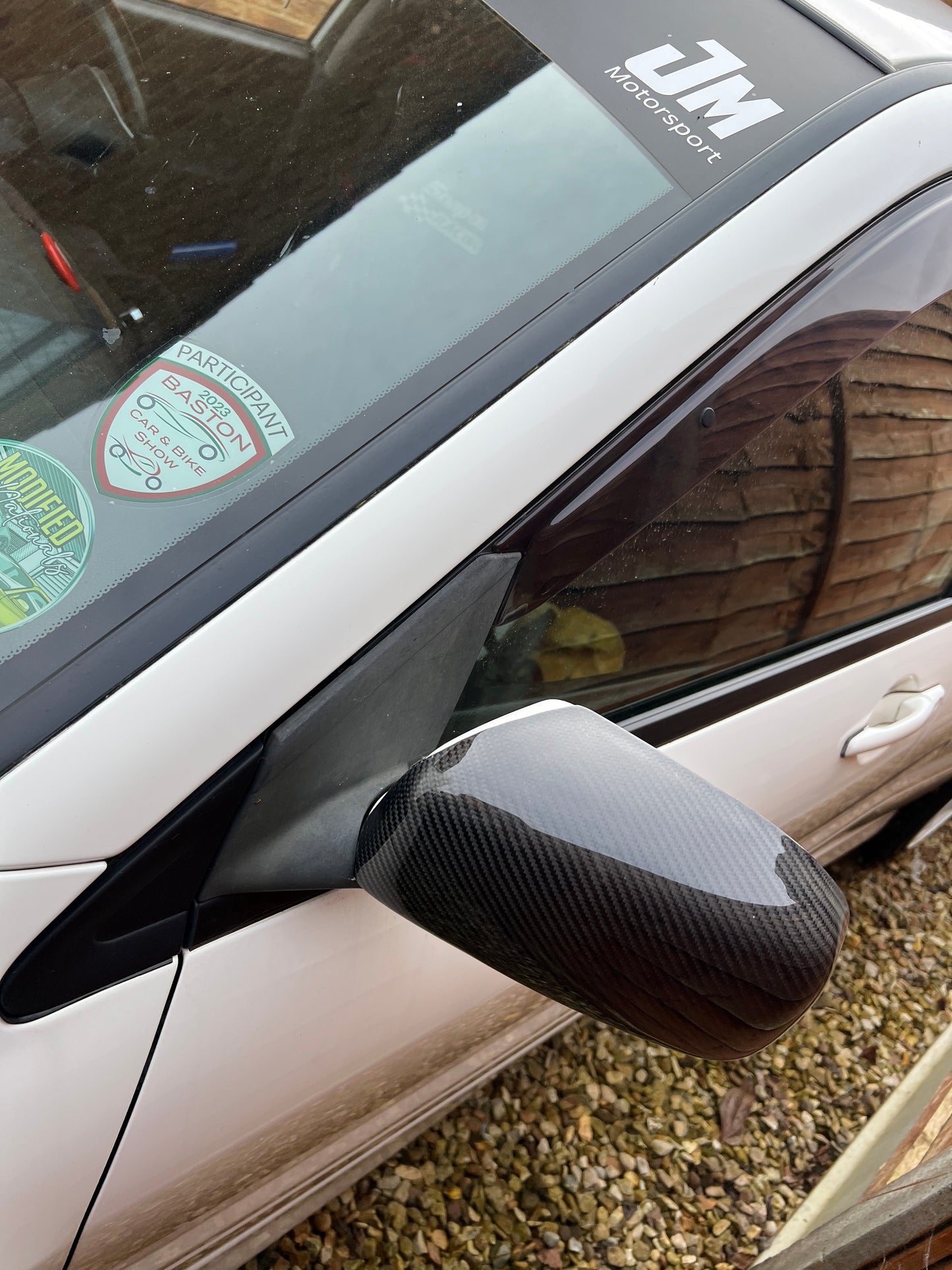 Mitsubishi Evo 7,8,9 genuine carbon fibre wing mirror cover