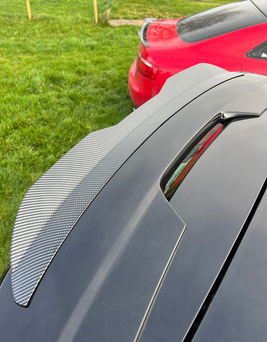 Ford Fiesta MK6 dipped carbon spoiler extension 2002-2008