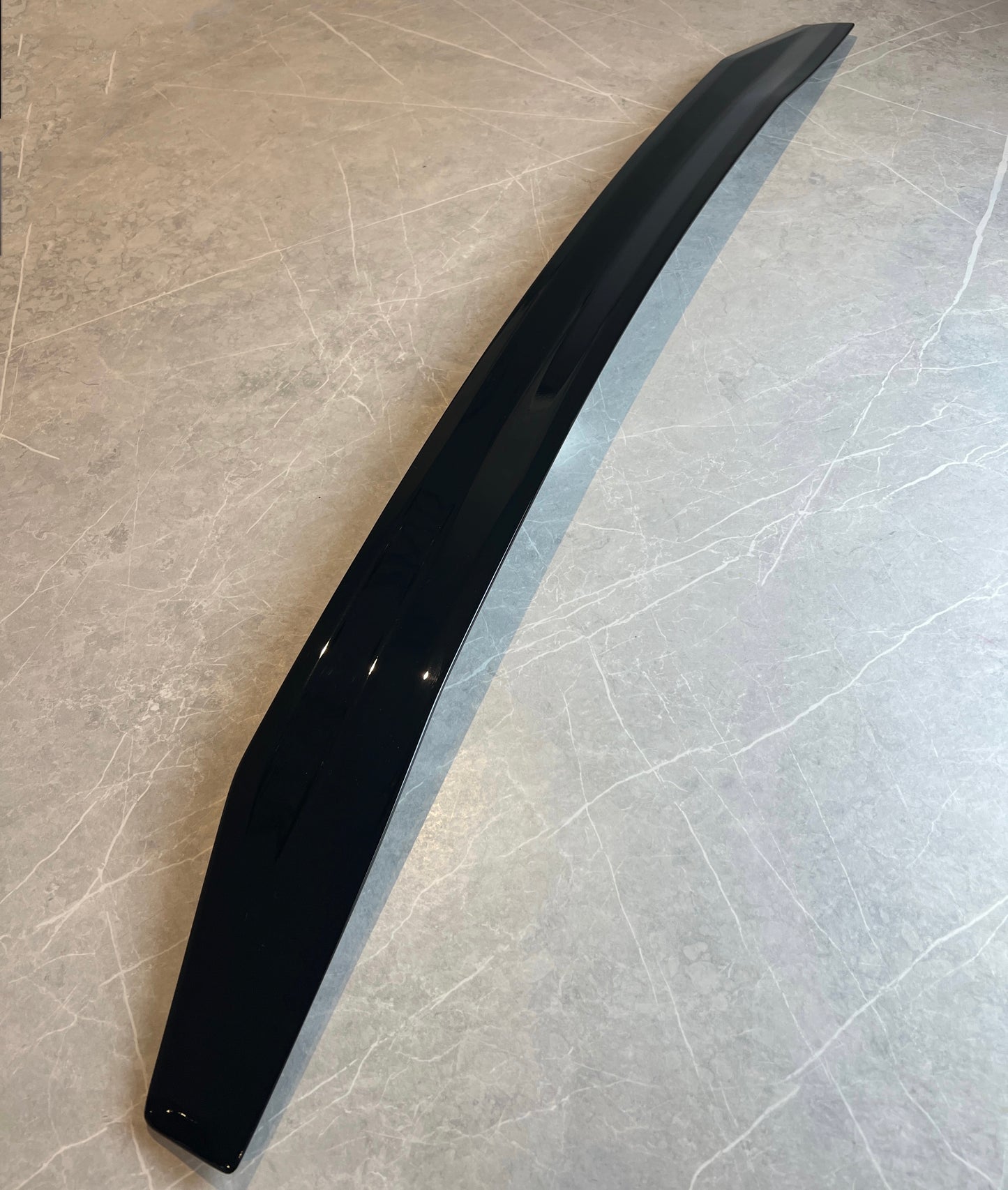 Subaru Wrx Sti spoiler lip Gloss black 2014 +