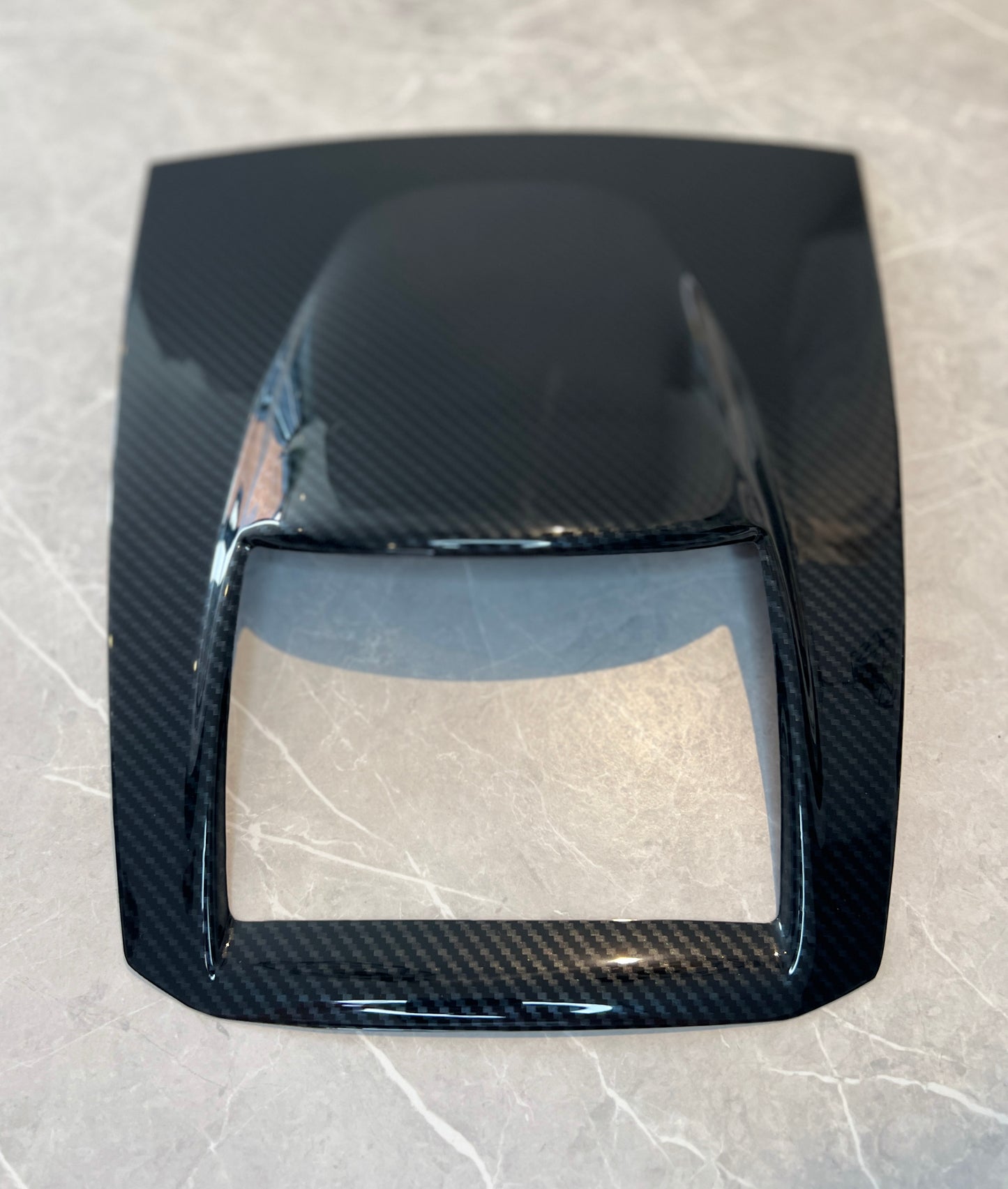 Ford Fiesta MK7 ABS dipped carbon centre console screen cover