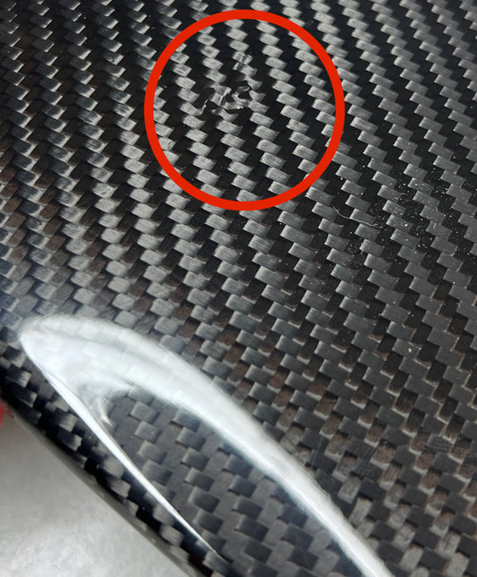 Defected Subaru Wrx Sti genuine carbon fibre vortex roof fin